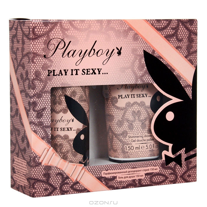 Набор Playboy "Play it Sexy": дезодорант, гель для душа