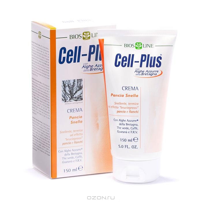 Крем для похудения "Cell-Plus", в области живота, 150 мл