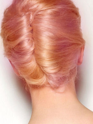 персиковый цвет волос