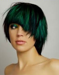 зеленый цвет волос