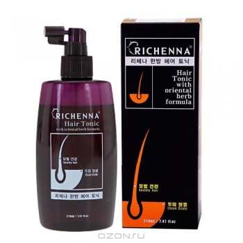 Тоник для волос "Richenna", на травяной основе, 210 мл