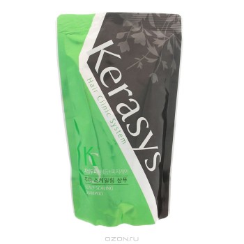 Шампунь "KeraSys" для лечения кожи головы, освежающий, сменная упаковка, 500 мл